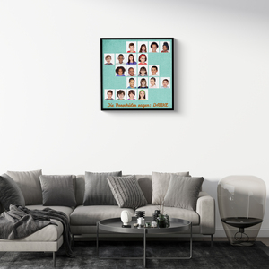 Fotocollage „Vorschüler sagen Danke“ als Abschiedsgeschenk Kindergarten