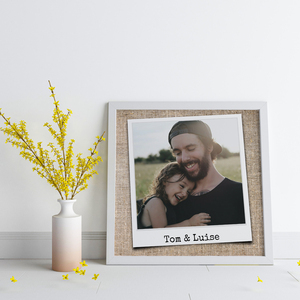 Poster Photo Polaroid Personnalisé: Capturez l'Amour Familial