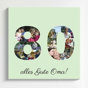 Zahlencollage zum Geburtstag -JPG-Datei zum Sofort-Download