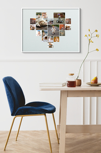 Crea la tua Collage a Cuore su Acrilico per un Regalo Speciale