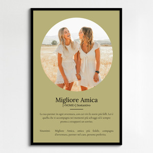 Poster Definizioni personalizzato "Bestie" - Personalizza con foto e testo!
