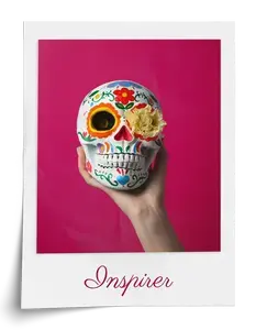Poster personnalisé Crâne artistique
