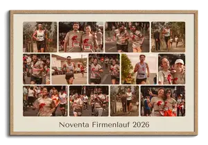 Firmenlauf-Fotocollage erstellen mit deinem Team & Eventnamen