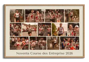 Créez votre collage photo de course d’entreprise personnalisée