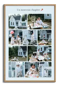 Collage photo pendaison de crémaillère