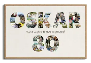 Crea una Collage Testuale Speciale per il Compleanno - Personalizza Ora!