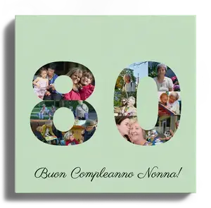 Crea la tua Collage Numero 80 per il compleanno di Nonna