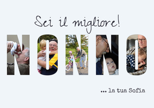 Collage di foto per Opa personalizzata: crea un ricordo speciale!
