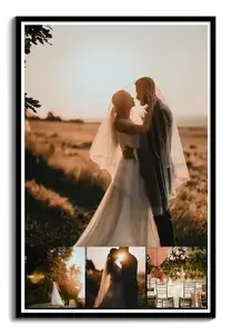 Collage Photo Mariage : Créez un souvenir unique pour votre intérieur