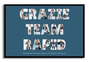 Esprimi Gratitudine: Collage Foto Personalizzata per il Tuo Team