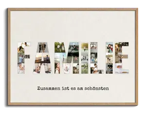 Fotocollage "Familie" mit personalisierten Fotos