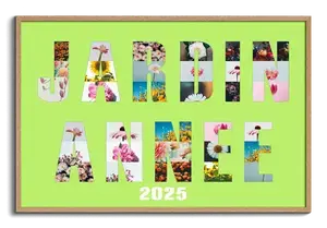 Collage Photo Personnalisée "Année de Jardin"