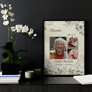 Crea una Collage Ricordo Elegante su Tela per Omaggi e Ricordi Personali Crea una Collage Ricordo Elegante su Tela per Omaggi e Ricordi Personali