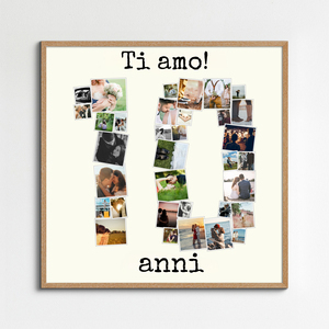 Crea una Collage Fotografiche "10" per il tuo Anniversario o Evento Speciale Crea una Collage Fotografiche "10" per il tuo Anniversario o Evento Speciale