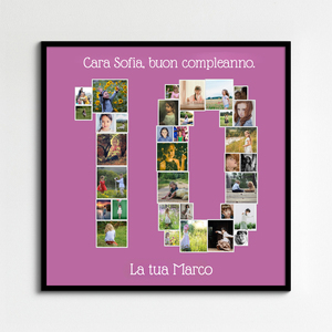 Crea una Collage Fotografiche "10" per il tuo Anniversario o Evento Speciale Crea una Collage Fotografiche "10" per il tuo Anniversario o Evento Speciale