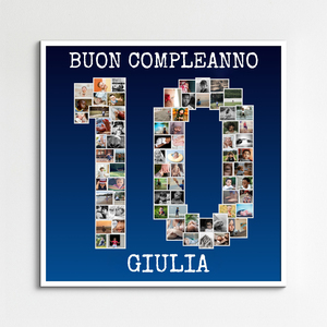Crea una Collage Fotografiche "10" per il tuo Anniversario o Evento Speciale Crea una Collage Fotografiche "10" per il tuo Anniversario o Evento Speciale