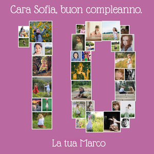 Crea una Collage Fotografiche "10" per il tuo Anniversario o Evento Speciale Crea una Collage Fotografiche "10" per il tuo Anniversario o Evento Speciale