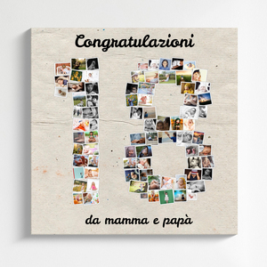 Crea la tua Collage di Foto a Forma di Numero 18: Sorprendi con un Regalo Unico! Crea la tua Collage di Foto a Forma di Numero 18: Sorprendi con un Regalo Unico!