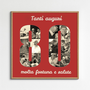 Crea una collage '80' con tue foto per un compleanno indimenticabile! Crea una collage '80' con tue foto per un compleanno indimenticabile!