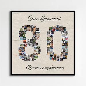 Crea una collage '80' con tue foto per un compleanno indimenticabile! Crea una collage '80' con tue foto per un compleanno indimenticabile!