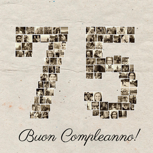 Crea la tua Collage Foto 75 Anni in Sepia per un Compleanno Unico Crea la tua Collage Foto 75 Anni in Sepia per un Compleanno Unico