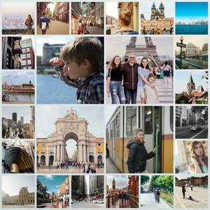 Urlaubscollage - Fotocollage mit Urlaubsbildern erstellen