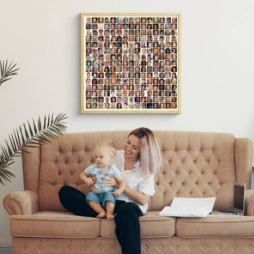 Crea la tua Collage Quadrata Personalizzata con più di 220 Foto