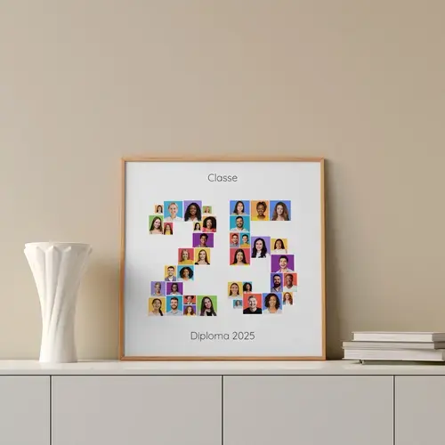 Collage Anno Scolastico con Testo Personalizzato