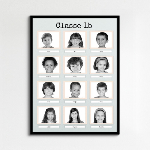 Collage Photo Rétro Enfants Personnalisée