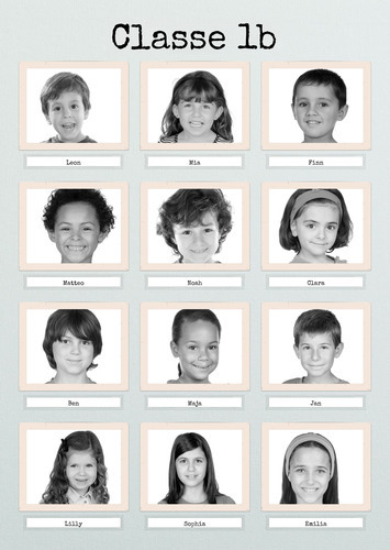 Collage Photo Rétro Enfants Personnalisée