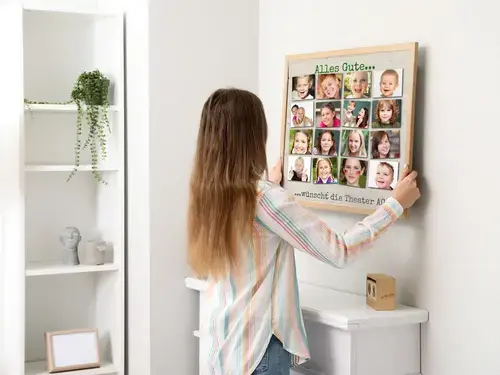 Gestaltungsidee Schul-AG Fotocollage im Raster Stil