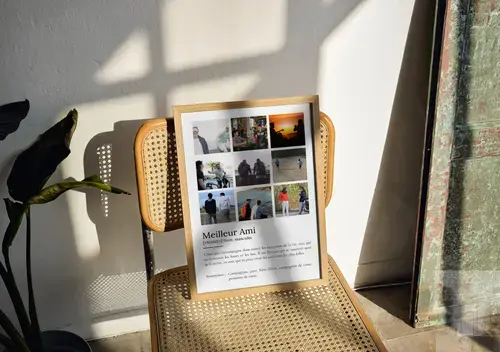 Poster Définition 'Meilleur Ami' personnalisable