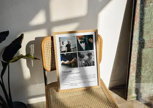 Poster Définition 'Témoin' - Personnalisable