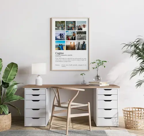 Poster Definizione 'Cugino' Personalizzabile