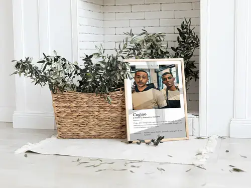 Poster Definizione 'Cugino' Personalizzabile