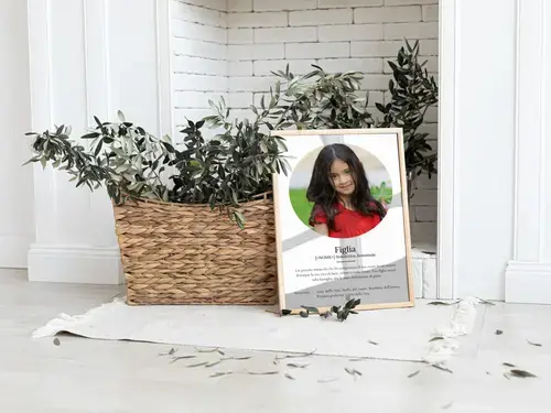 Poster Definizione Figlia con Foto Personalizzabile