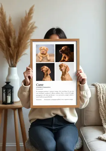 Poster Definizione "Cane" con Foto Personalizzabile
