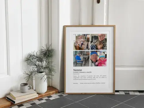 Poster Definizione "Nonno" Personalizzabile