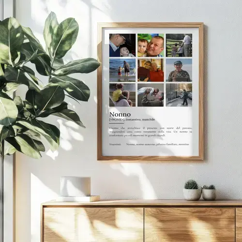 Poster Definizione "Nonno" Personalizzabile