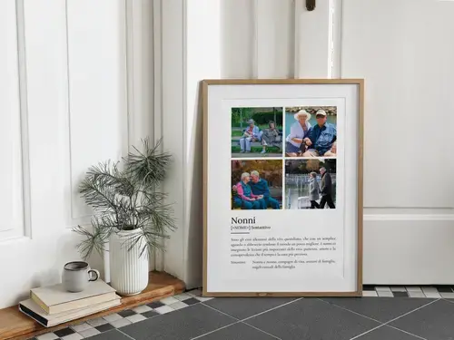 Poster Definizione "Nonni" Personalizzabile