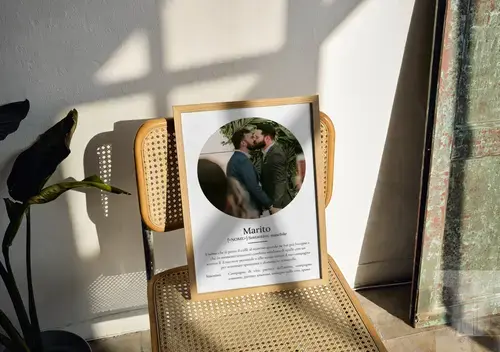 Poster Definizione 'Marito' Personalizzabile