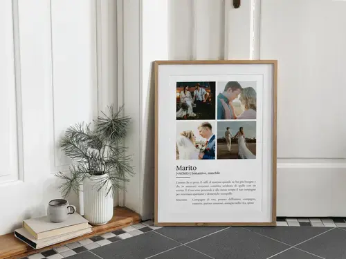 Poster Definizione 'Marito' Personalizzabile