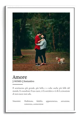 Crea il tuo Poster 'Amore': Definizione e foto personalizzati