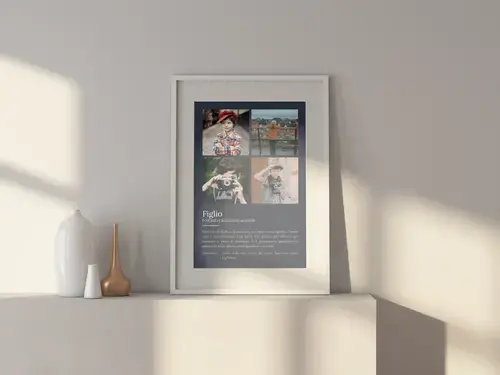 Poster Definizione Personalizzato 'Figlio'