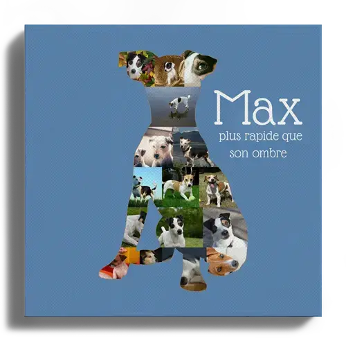 Collage Personnalisée Jack Russell: Créez un Souvenir Unique de votre Chien