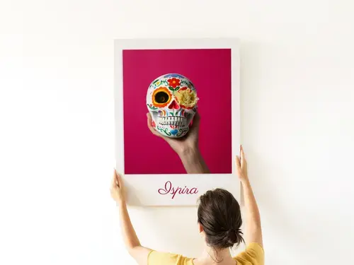 Poster Personalizzato Teschio Artistico