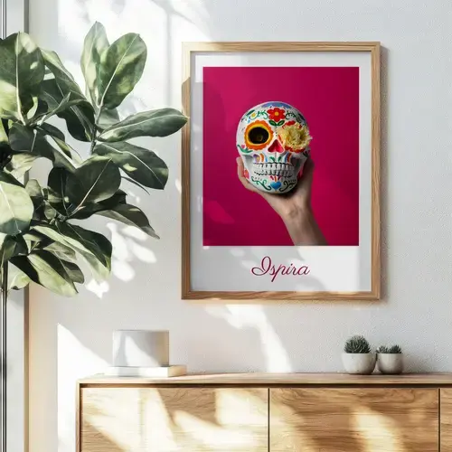 Poster Personalizzato Teschio Artistico