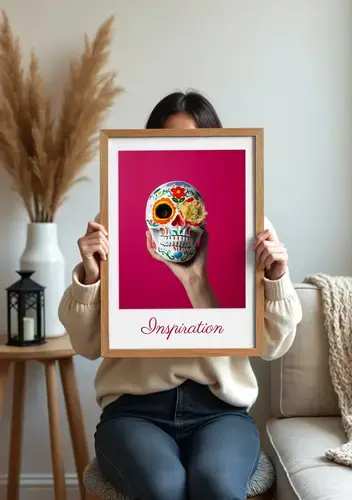 Individuelles Kunstposter mit Wunschfoto und -text