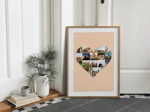 Collage foto di famiglia: modelli e testi