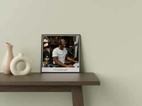 Collage d’addio per colleghi con testo